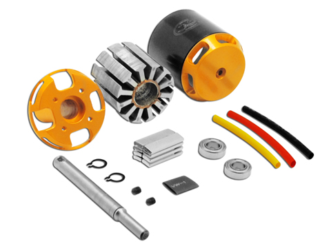 Scorpion HK-4025 Brushless 12N 8P Motor Kit (5mm Shaft)