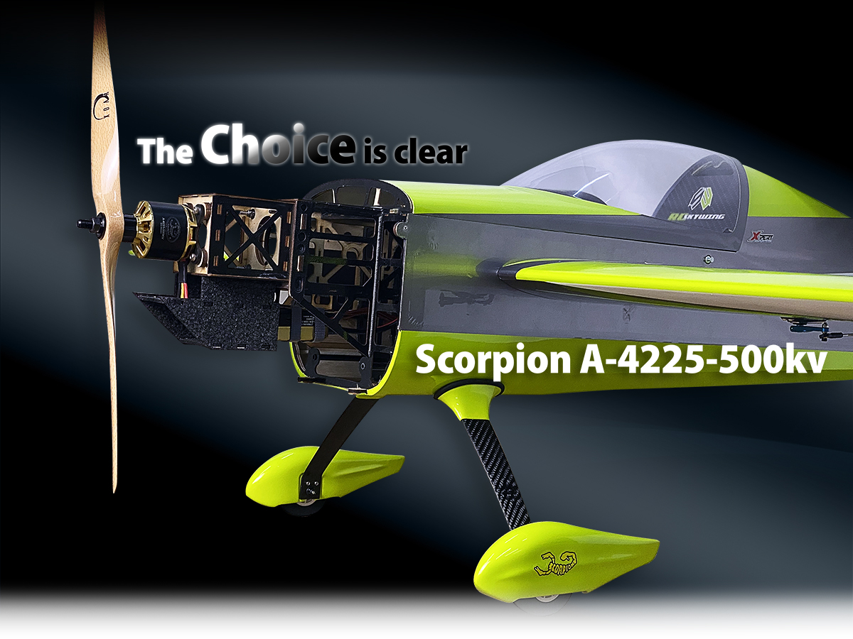 Scorpion A-4225 PNP Combo (6s/90E+/20cc-25cc+/3108w) features