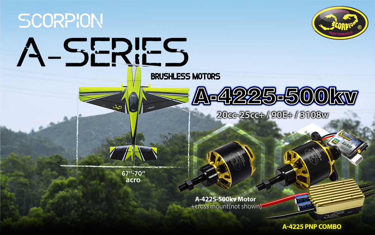 Scorpion A-4225-500kv features