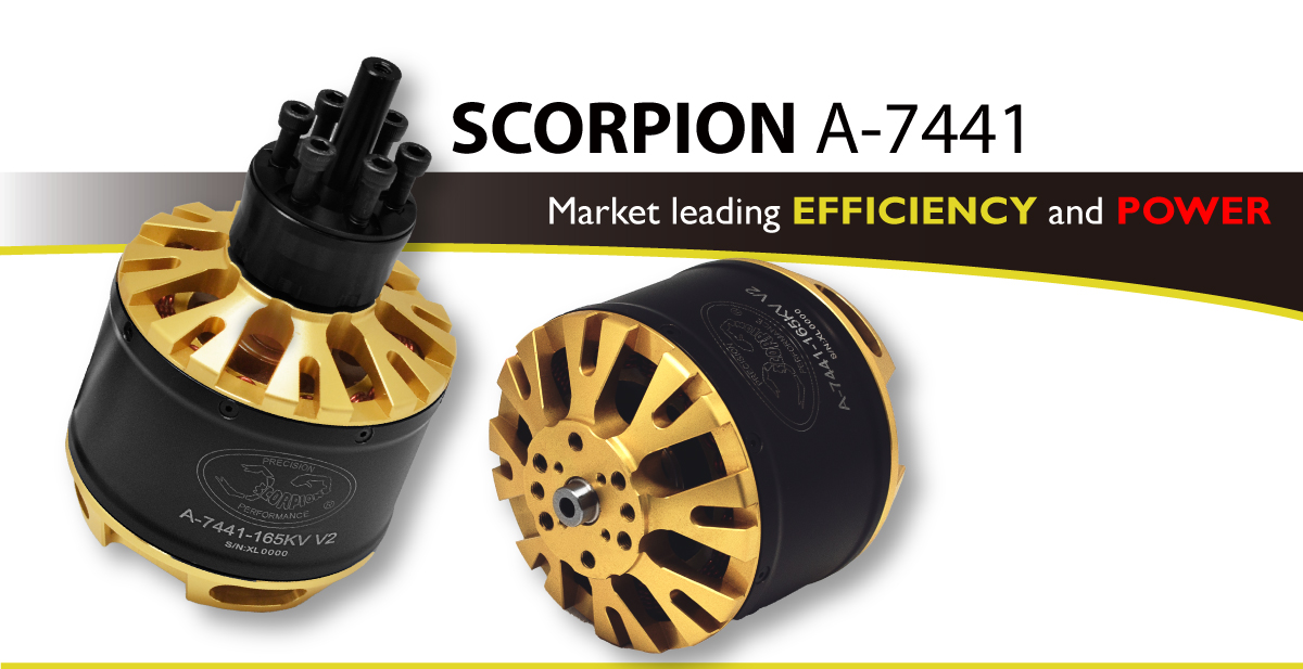 Scorpion A-7441-180kv (V2) features