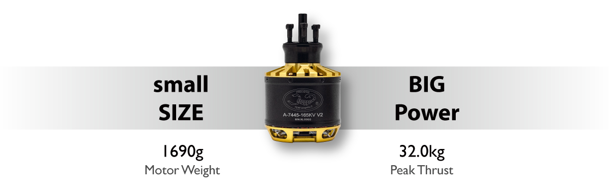 Scorpion A-7445-165kv (V2) features