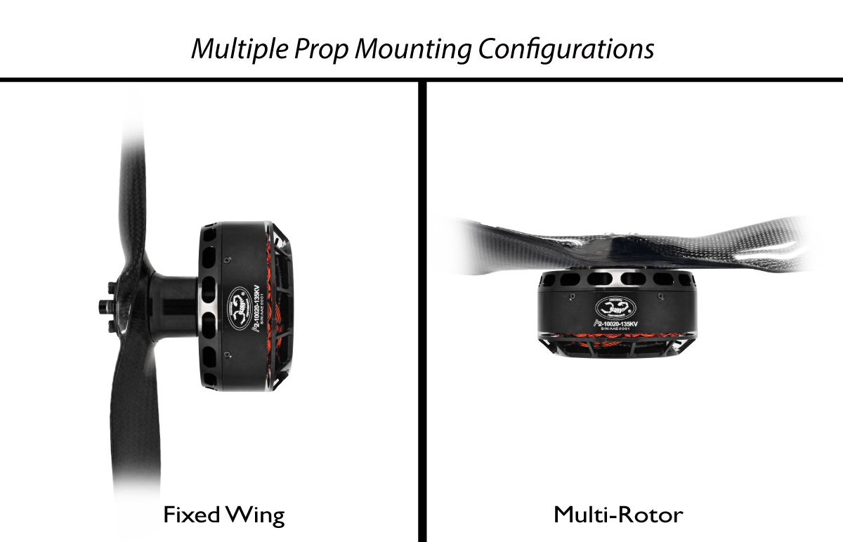 Scorpion A2-10020 Propeller Mounting Configurations