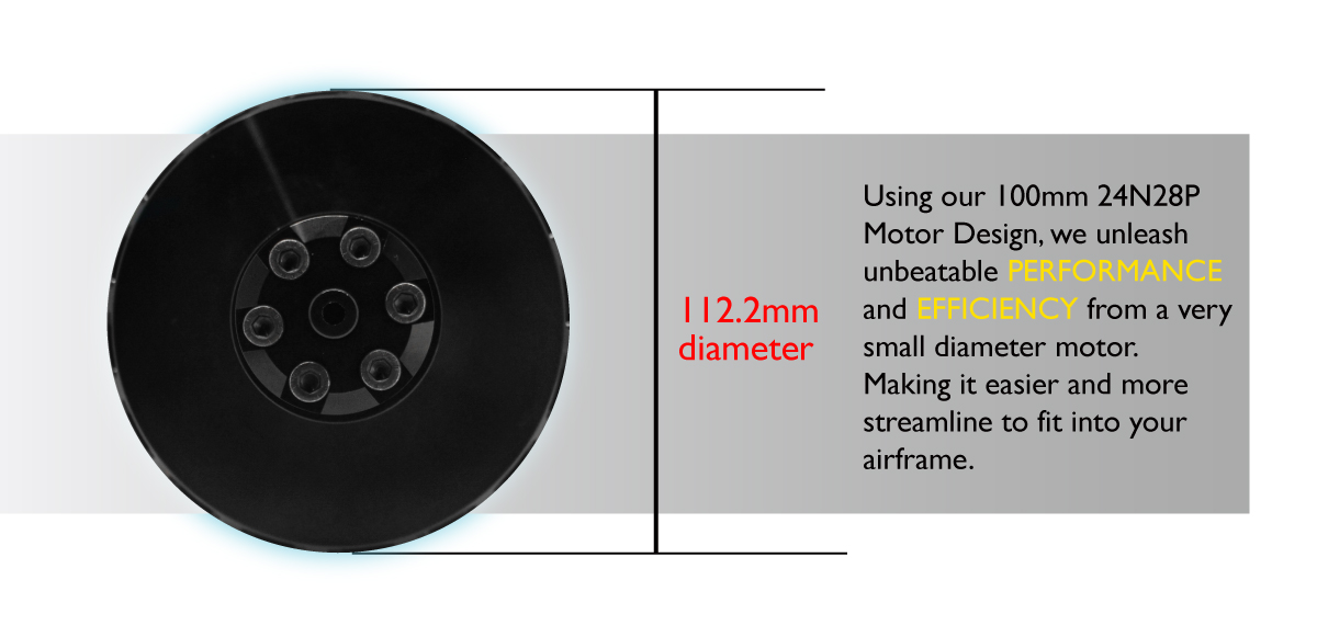 Scorpion A2-10025 Compact Diameter Motor Design