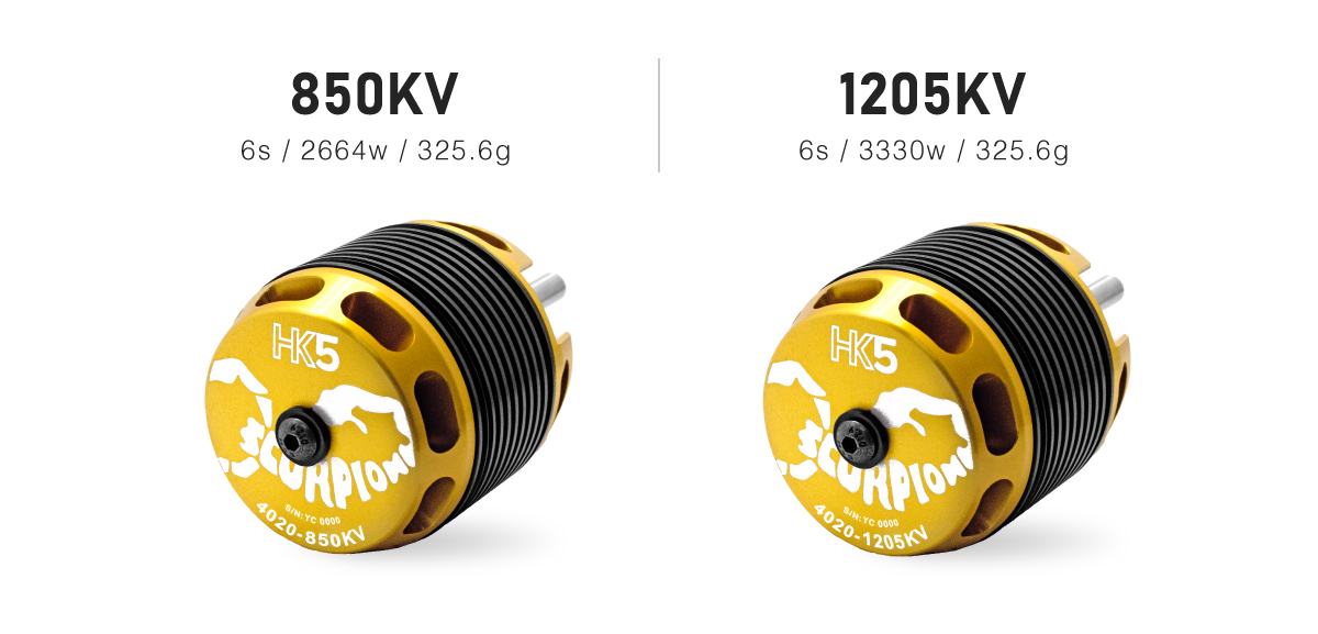Scorpion HK5-4020-850kv features