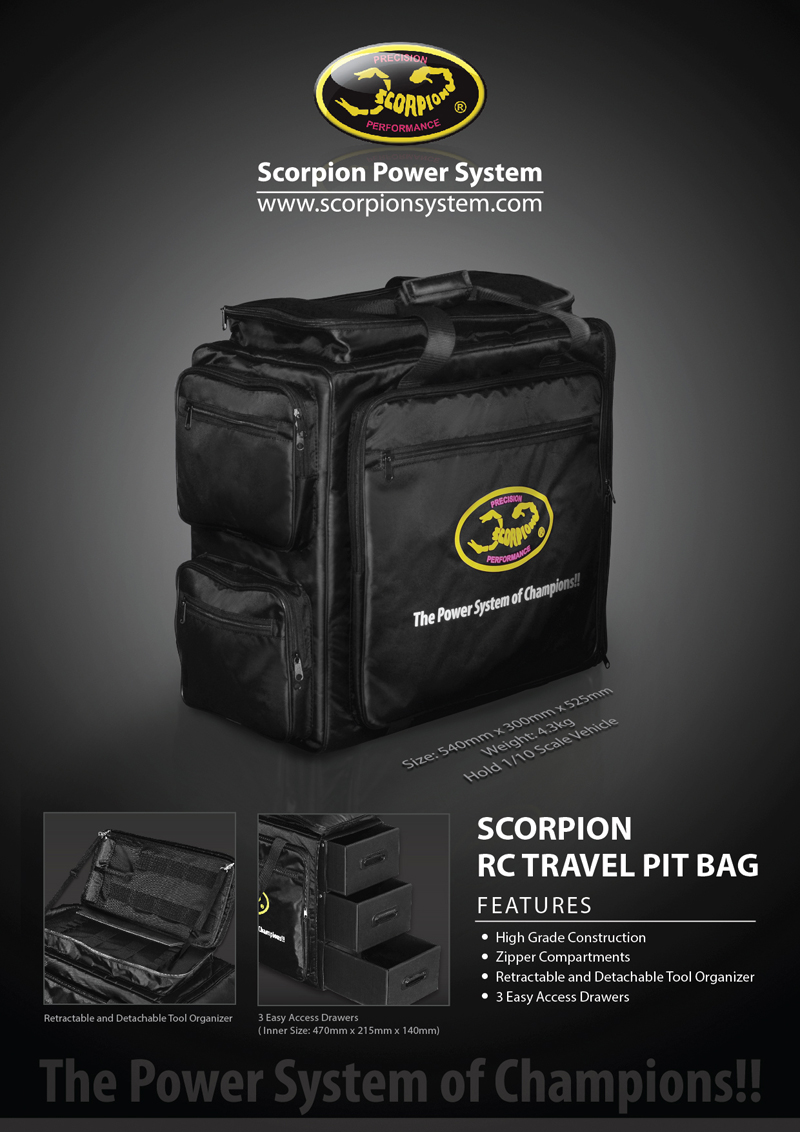 rc car pit bag