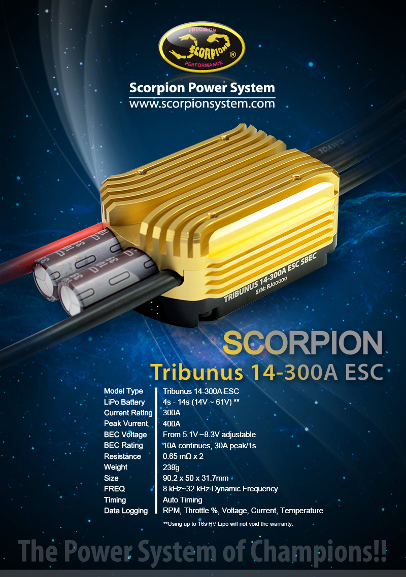 [Urun]: Scorpion Tribunus 14-300A ESC SBEC