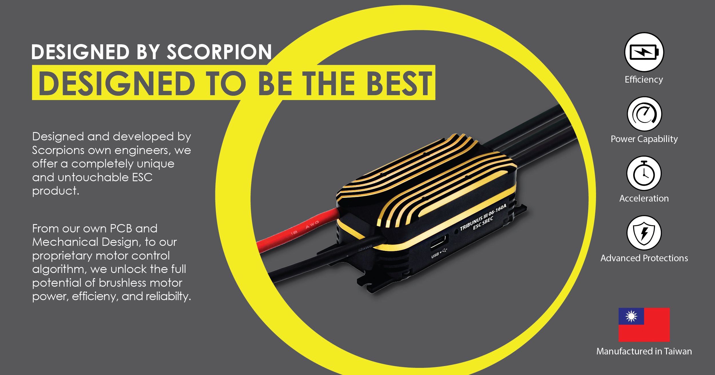 Scorpion Tribunus III 06-160A ESC SBEC features