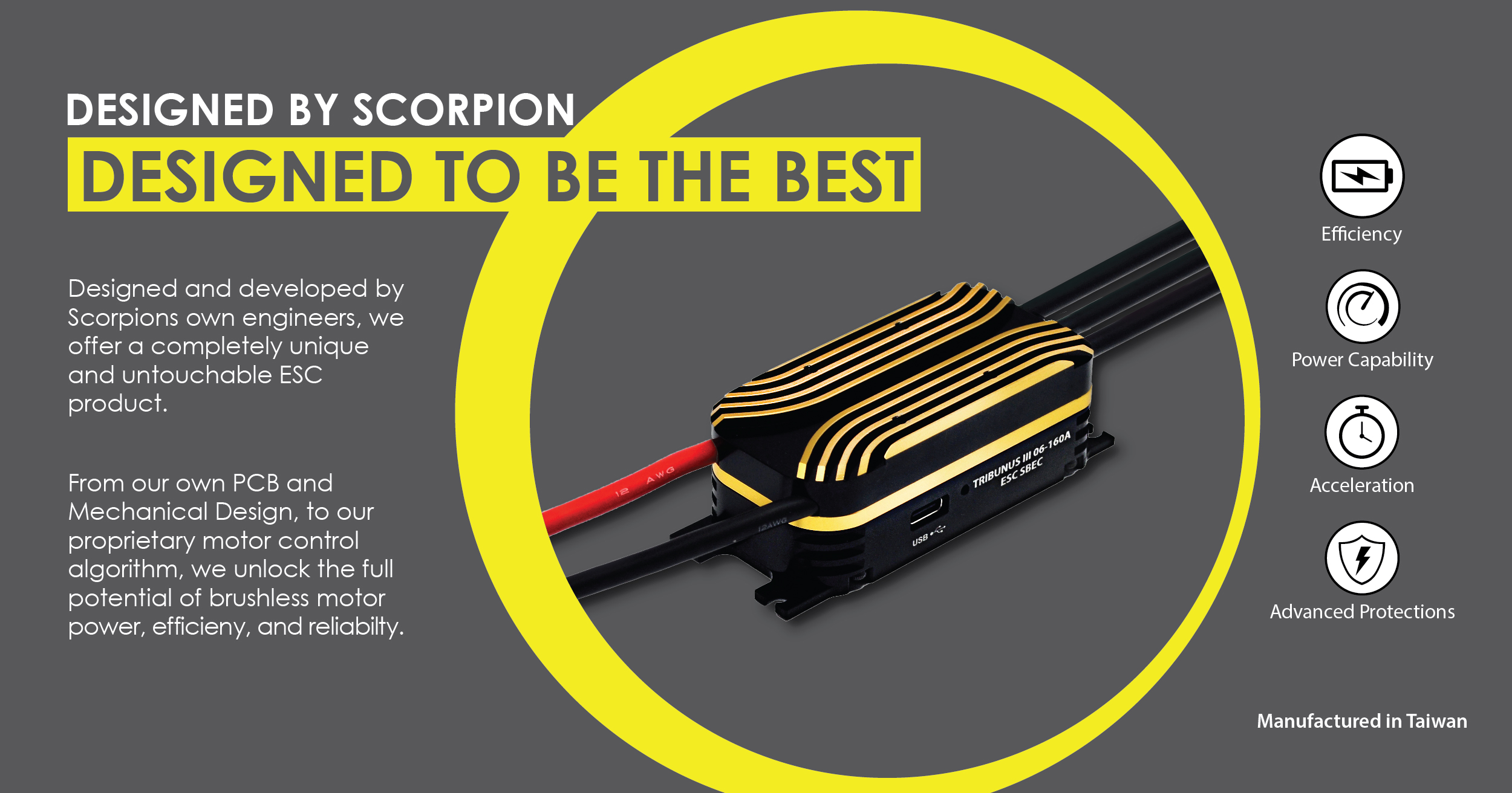 Scorpion Tribunus III 06-160A ESC SBEC features