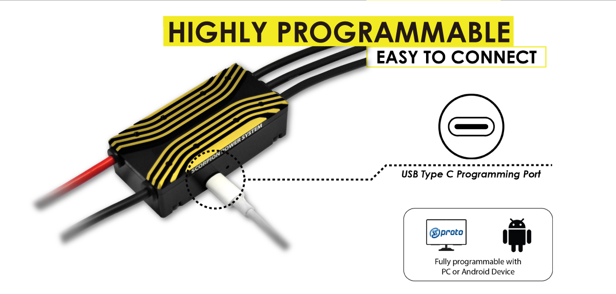 Scorpion Tribunus III 08-120A ESC SBEC features