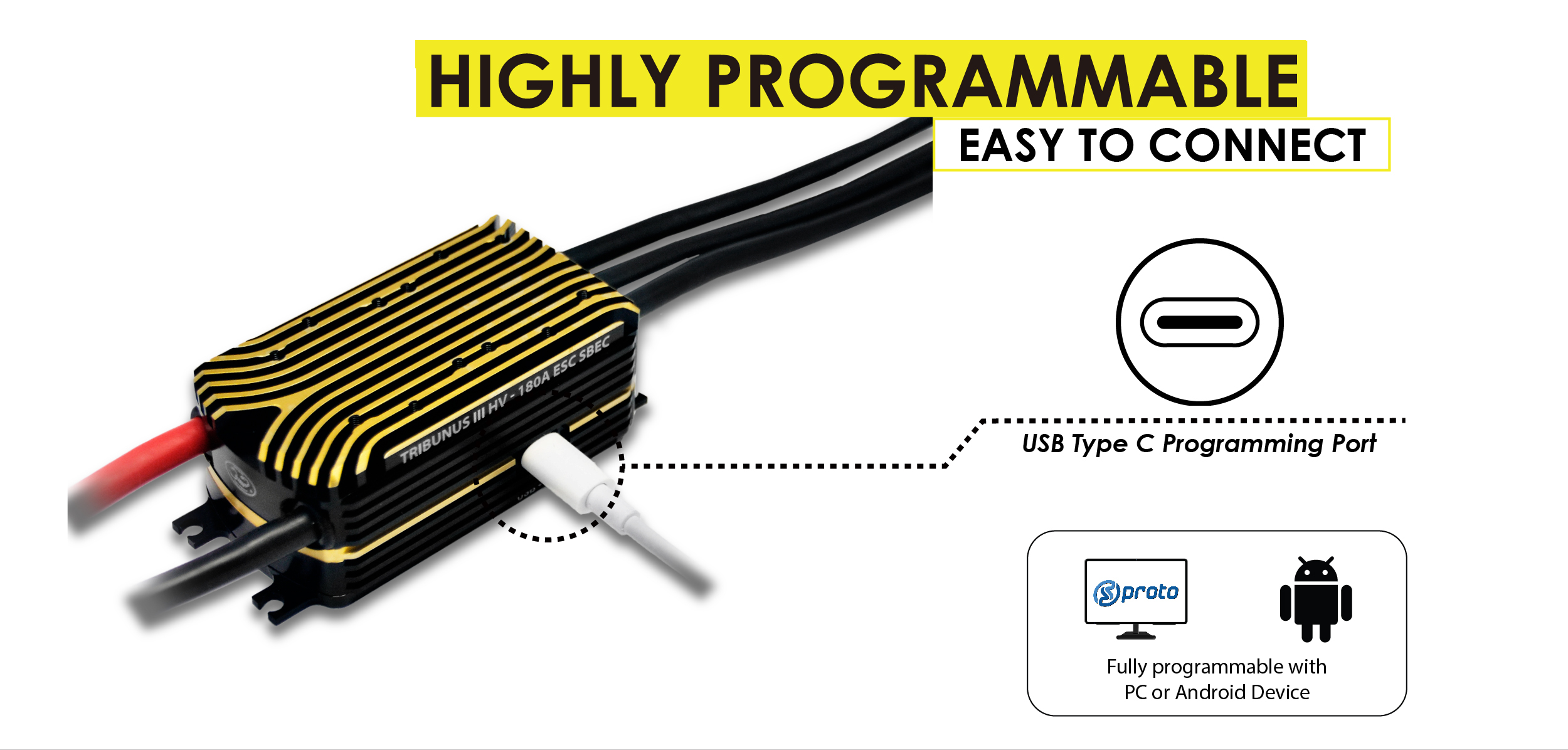 Scorpion Tribunus III HV-180A ESC SBEC features