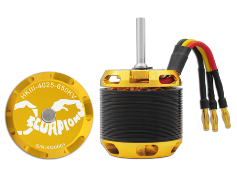 Scorpion HKIII-4025-650KV (6mm) - Scorpion Power System