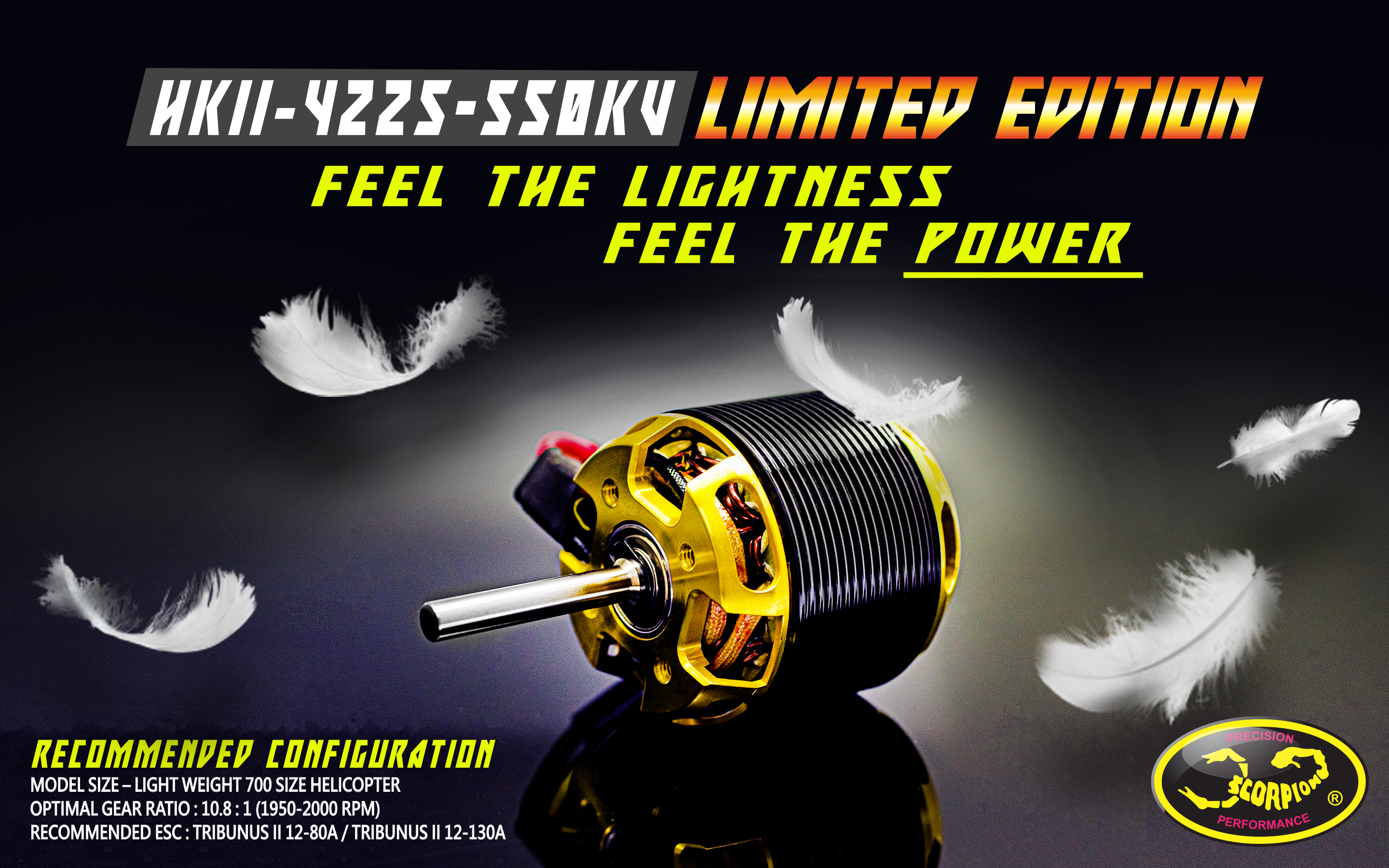 Scorpion HKII-4225-550KV Limited Edition