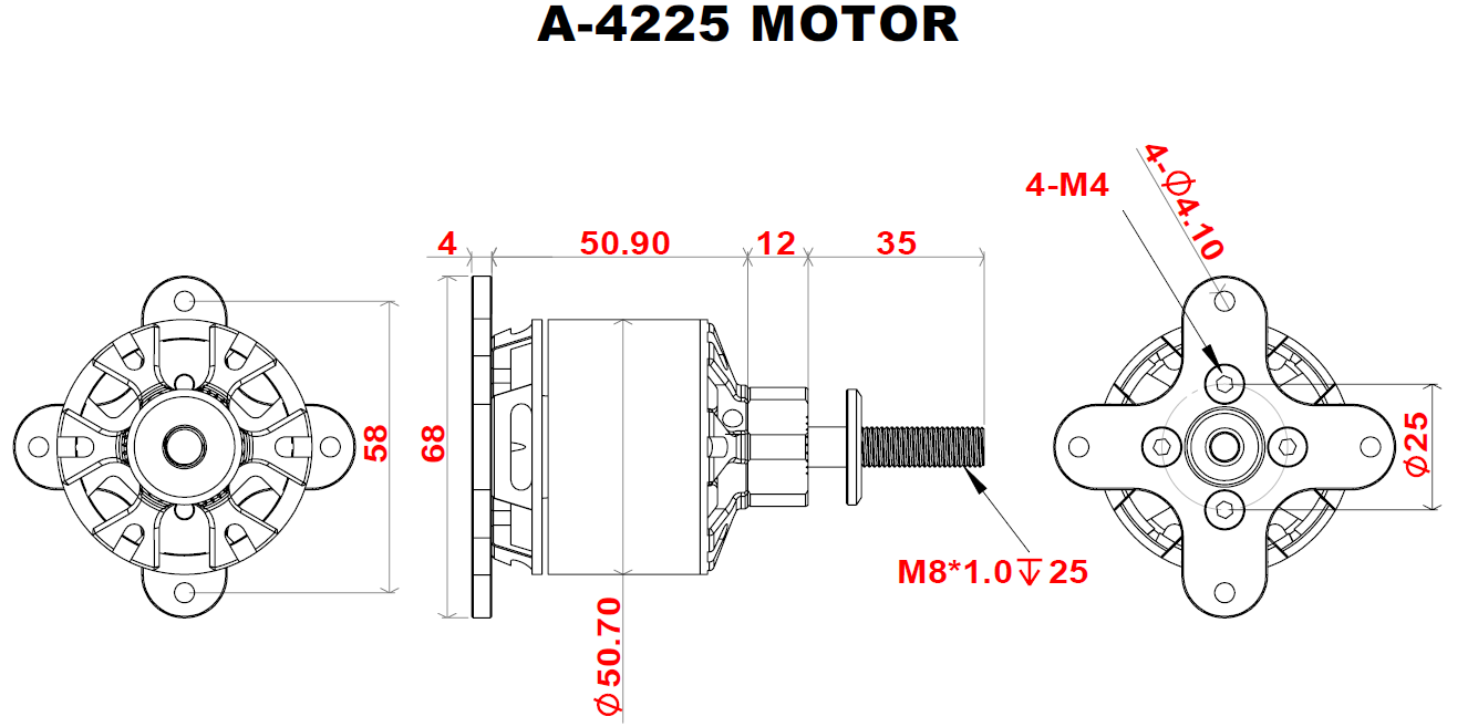 Scorpion A-4225 PNP Combo (6s/90E+/20cc-25cc+/3108w) Full Dimension