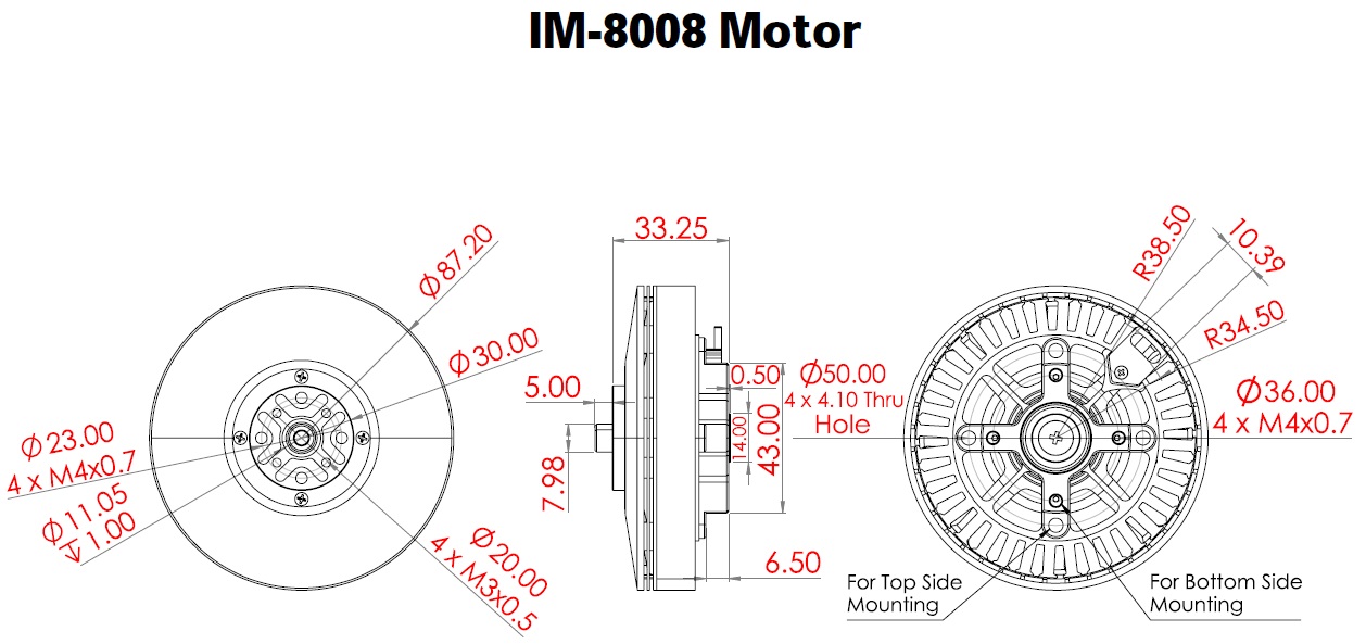 Scorpion IM-8008-100kv Full Dimension